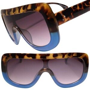 Oversized Style Sunglasses Flat Top Square Unisex Modern‎ Fashion UV400 Lentes